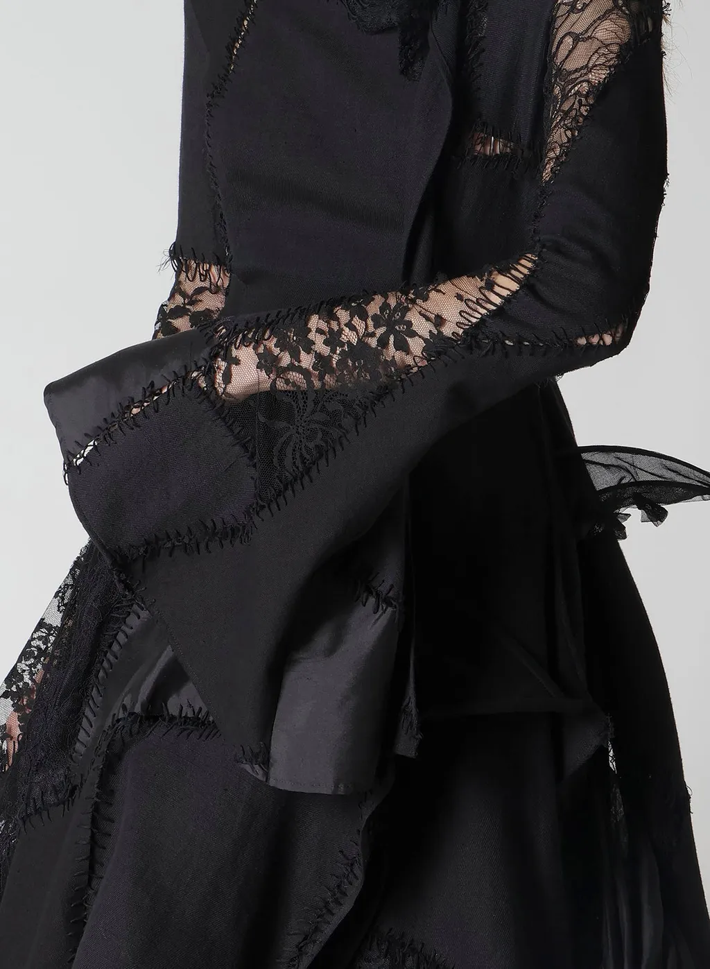 Salsa Lace Patchwork Long Blouse