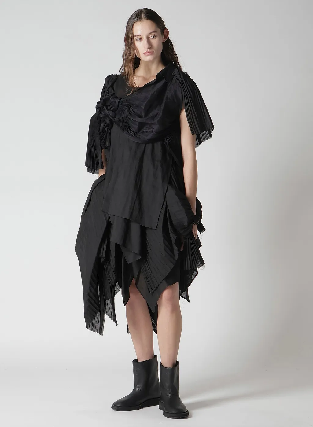 Ra Lawn Pleated Skirt A