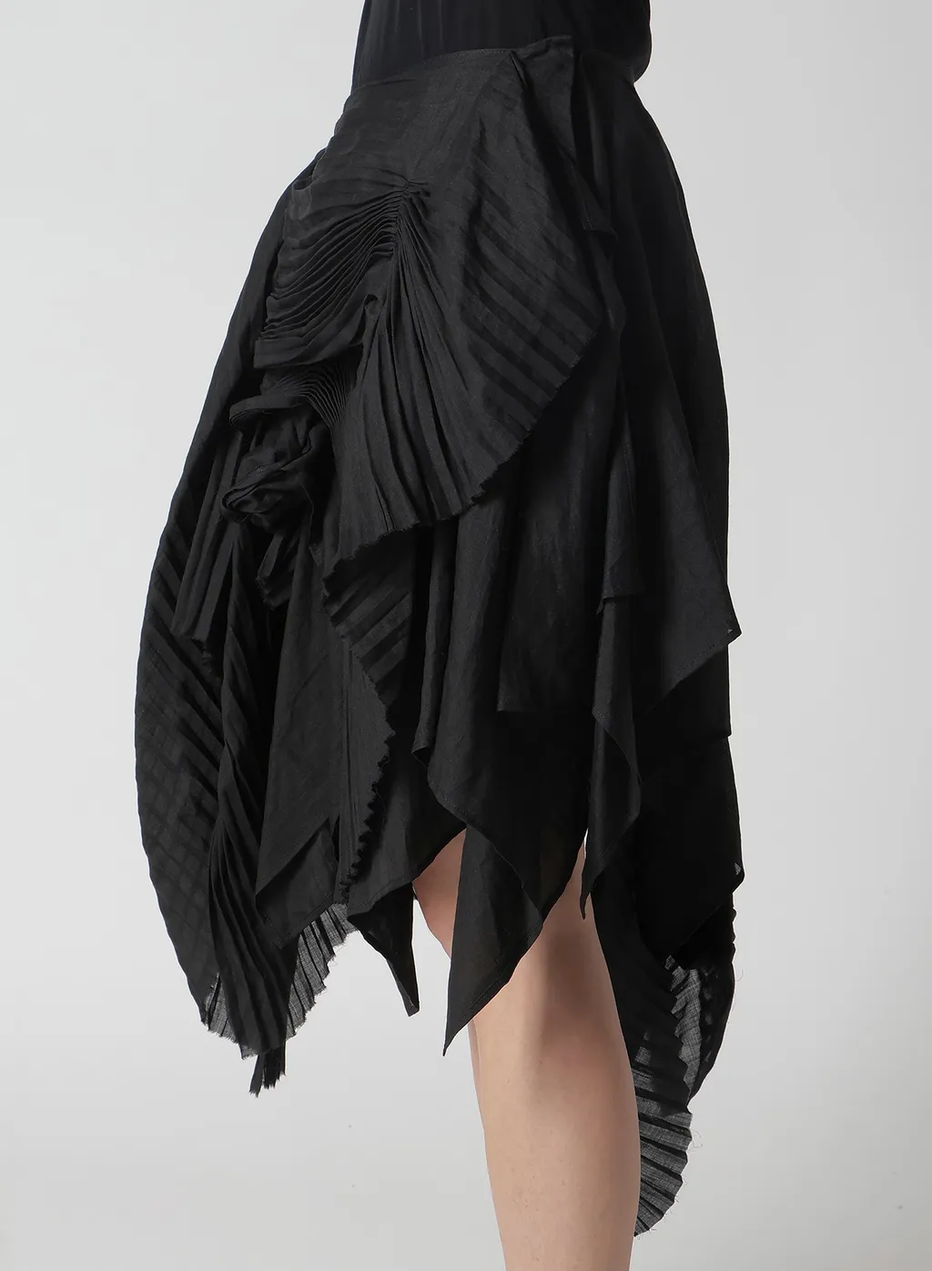 Ra Lawn Pleated Skirt A
