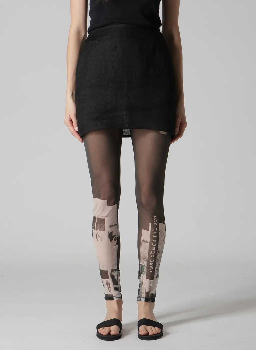 C-Pattern E Basic Leggings B