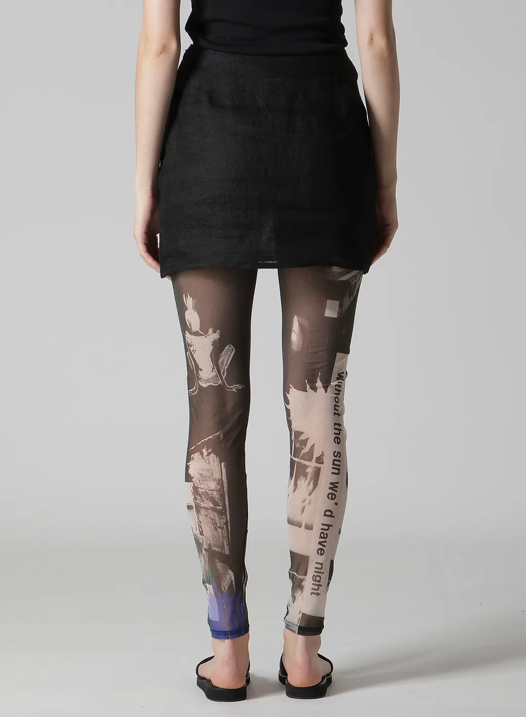 C-Pattern E Basic Leggings B