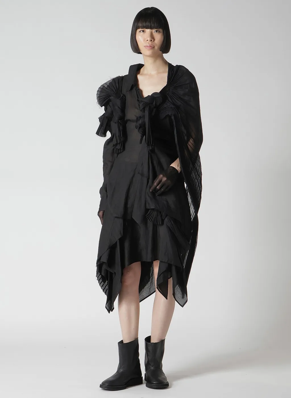 Ra Lawn Pleated Skirt B