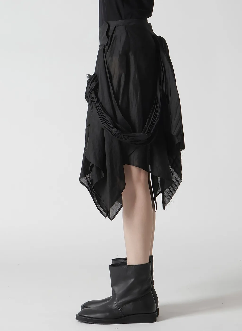 Ra Lawn Pleated Skirt B