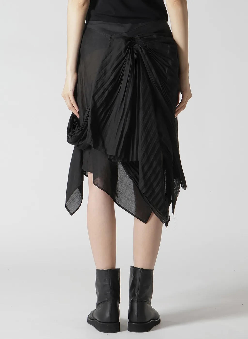 Ra Lawn Pleated Skirt B