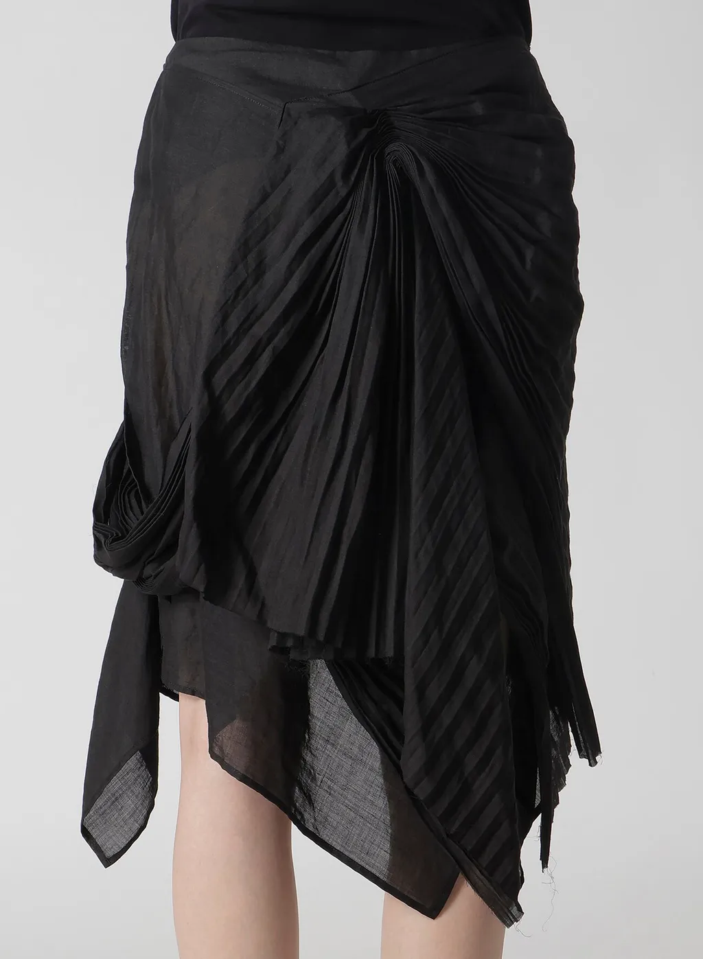 Ra Lawn Pleated Skirt B