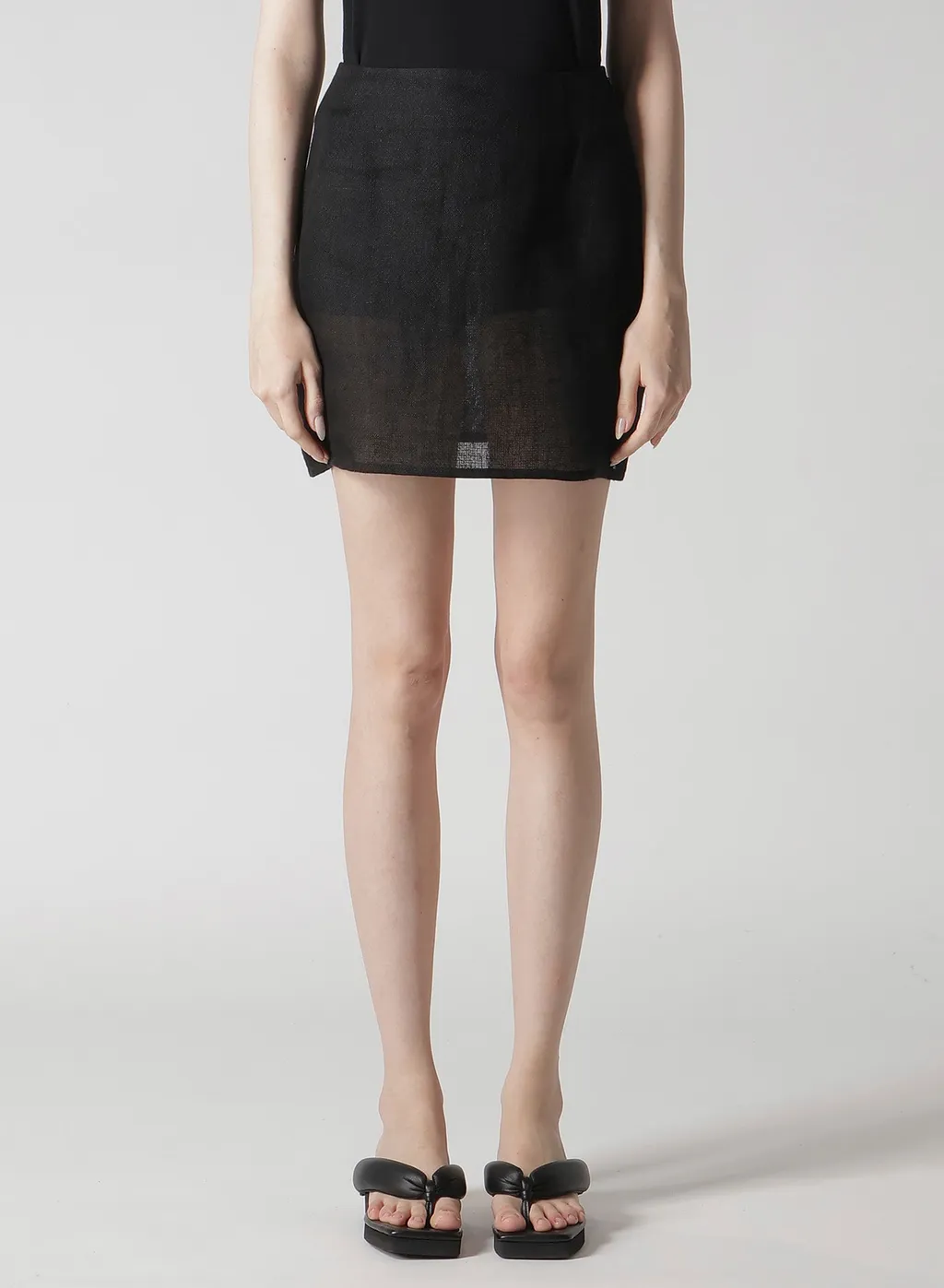 Li Double Gauze Basic Mini Skirt