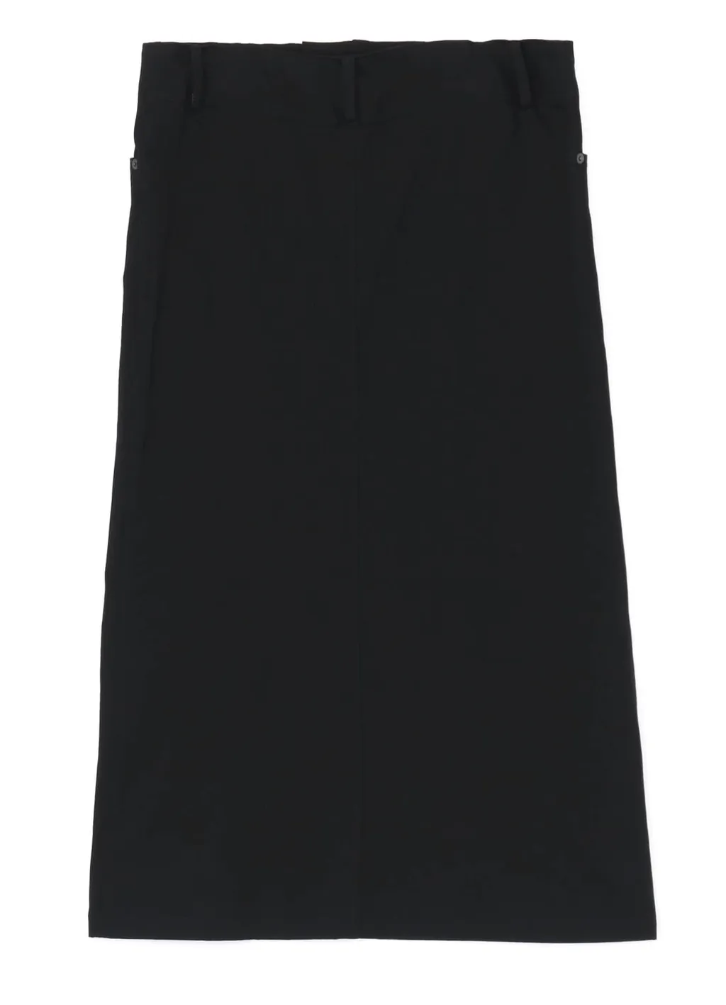 7.6Oz Uneven Yarn Denim L Slit Slim Fit Skirt