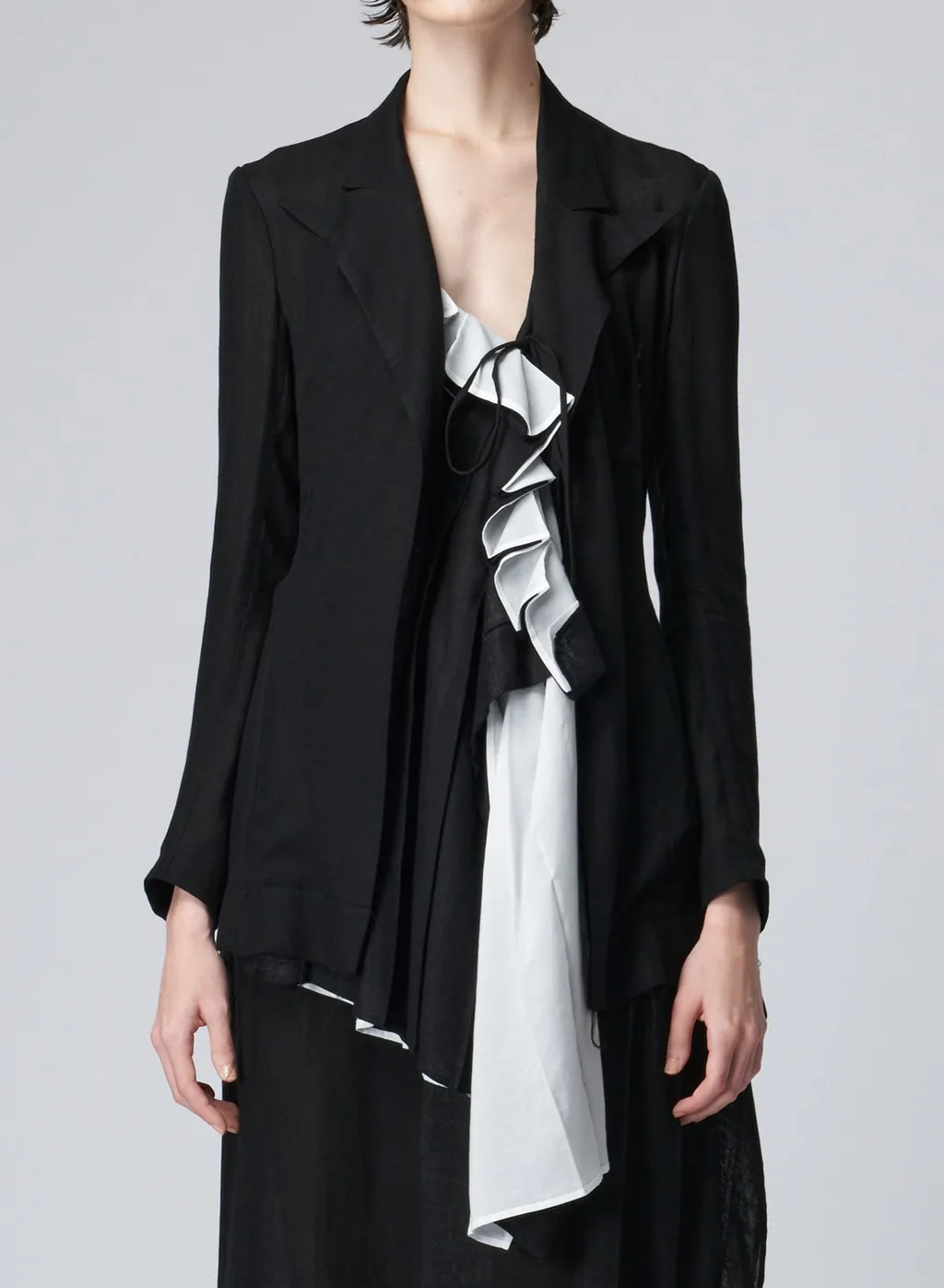 Short Front Pleated Jacket