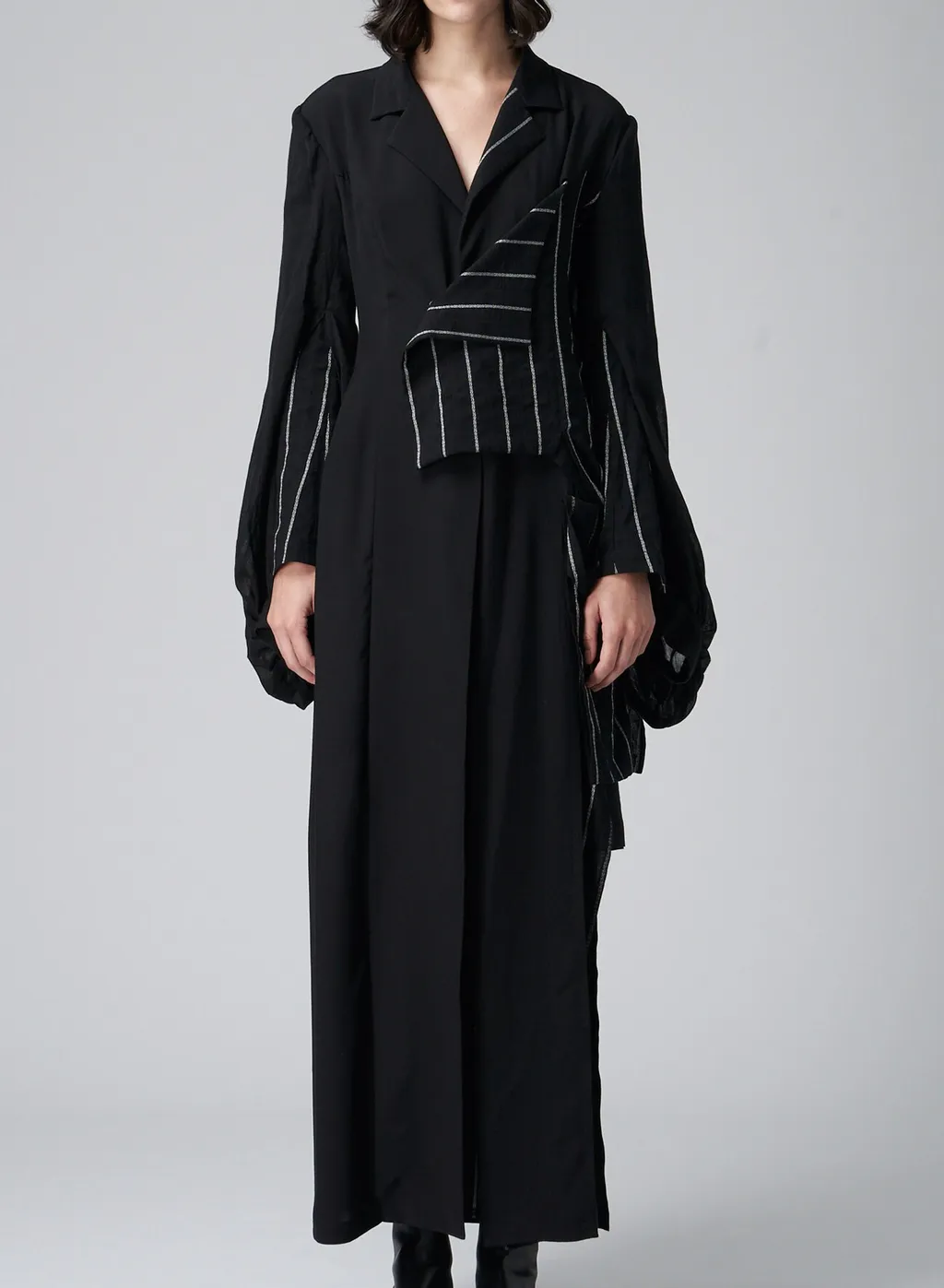 <207/1>+<014/1> Bishop Sleeves Long Coat
