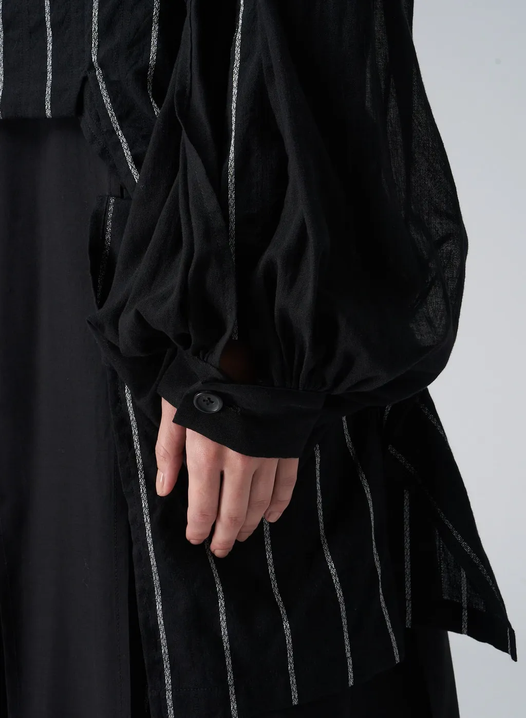 <207/1>+<014/1> Bishop Sleeves Long Coat