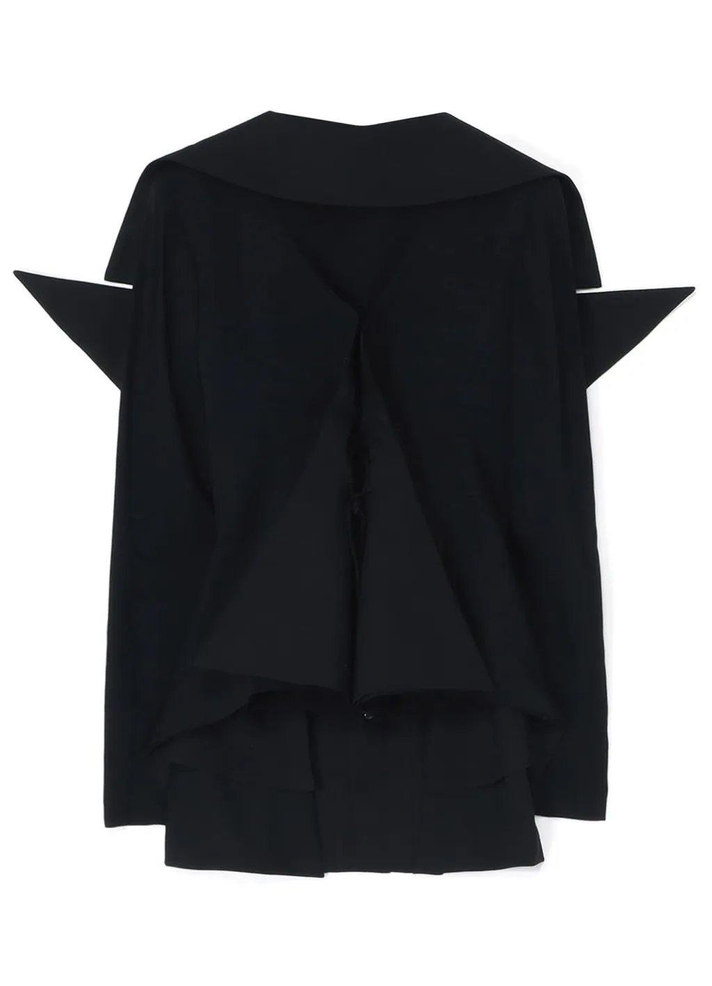 Lace-Up Jacket With Open Neckline