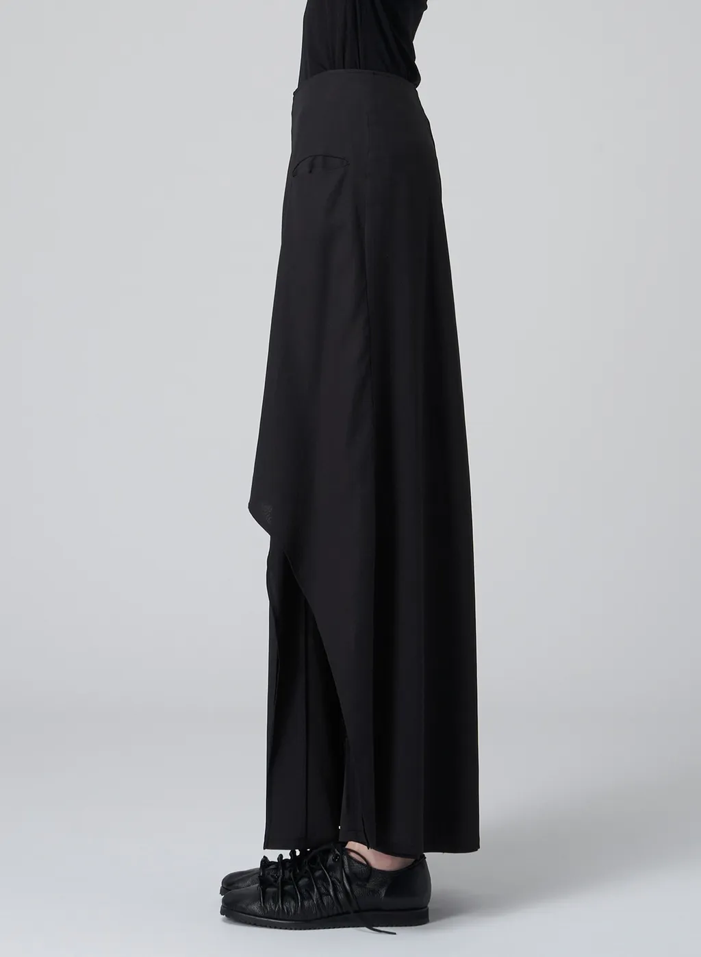 100/2 Georgette L Rounded Double Layered S
