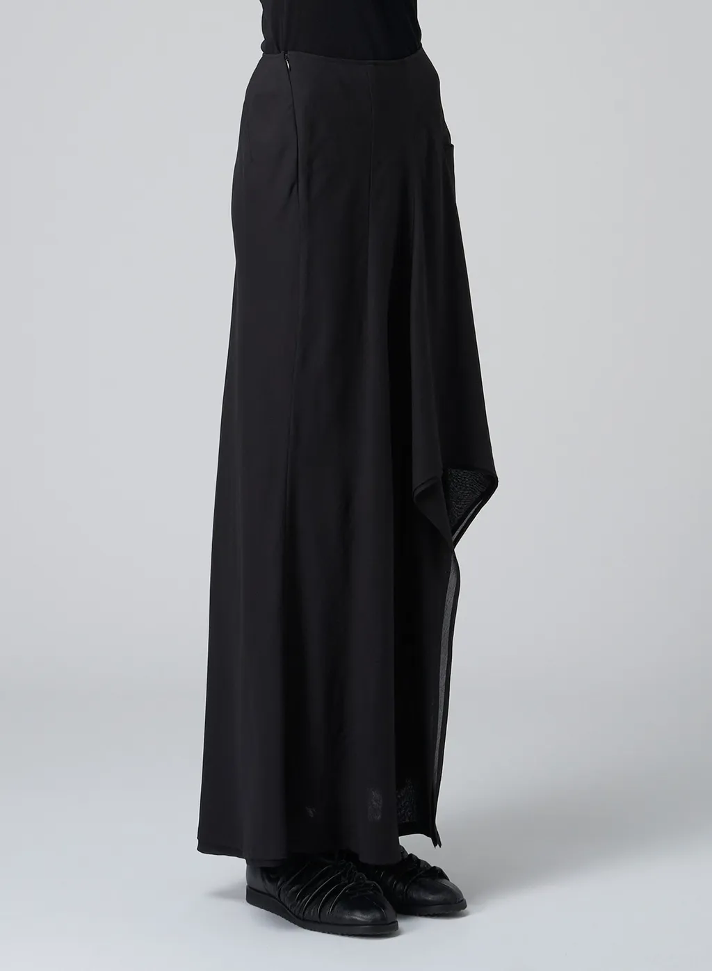100/2 Georgette L Rounded Double Layered S