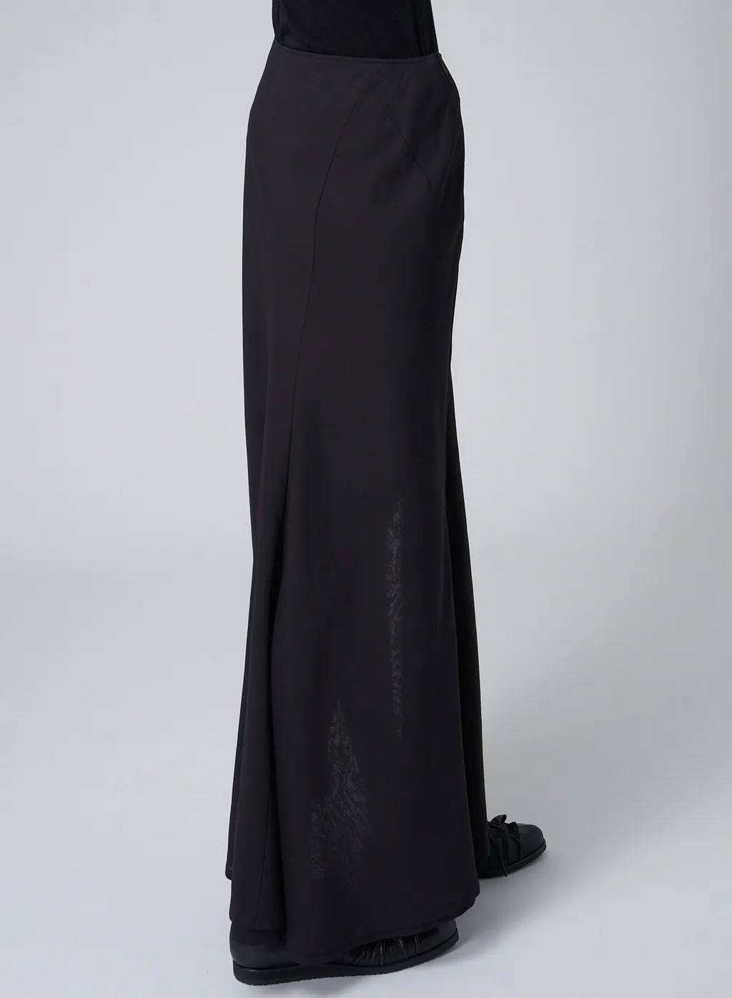 100/2 Georgette L Rounded Double Layered S