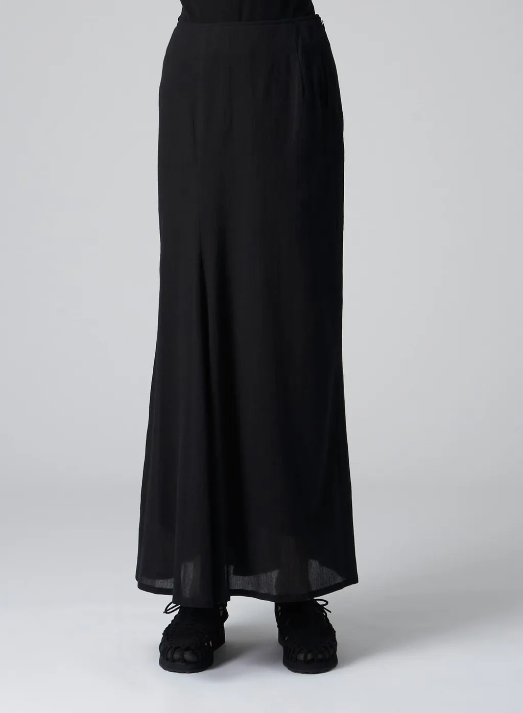 C/Chiffon Double Layered Right Side Flare S
