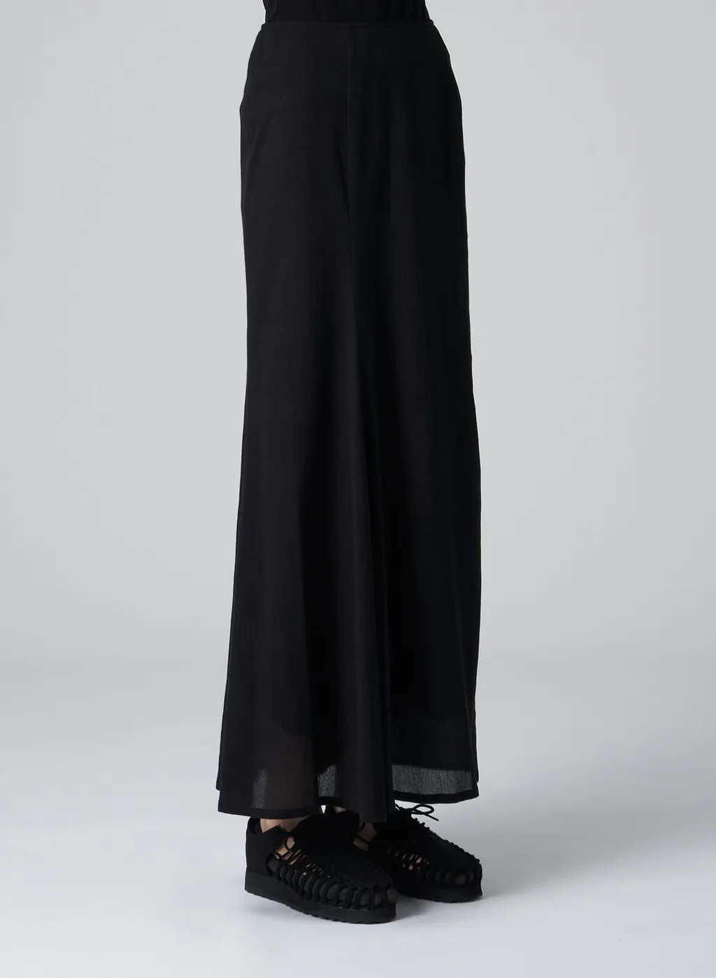 C/Chiffon Double Layered Right Side Flare S