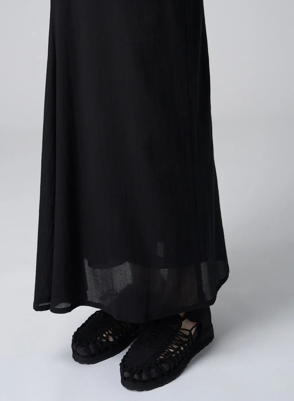 C/Chiffon Double Layered Right Side Flare S