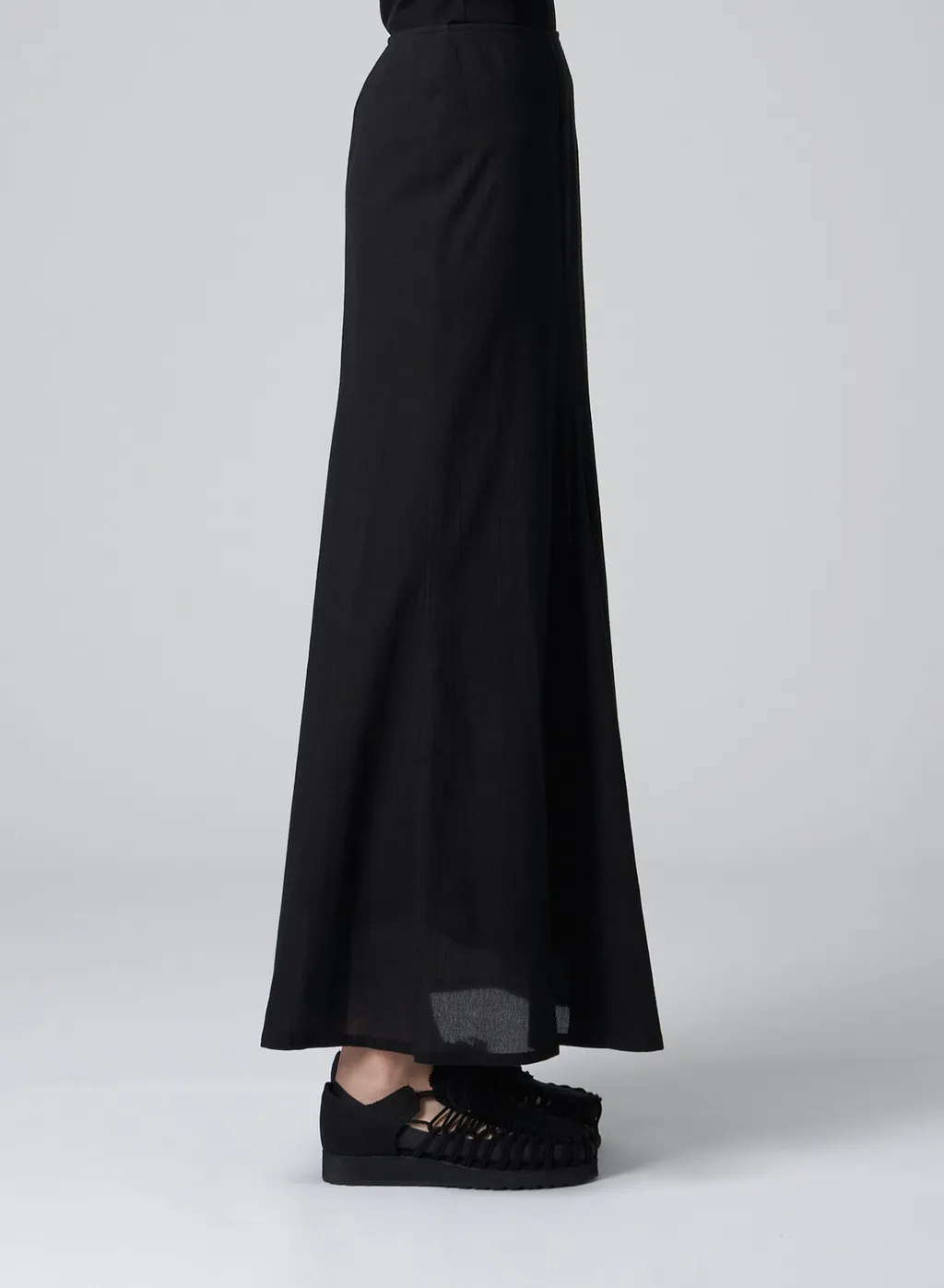 C/Chiffon Double Layered Right Side Flare S