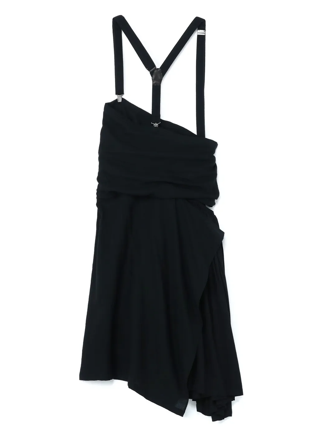 Suspenders Skirt W/Pockets