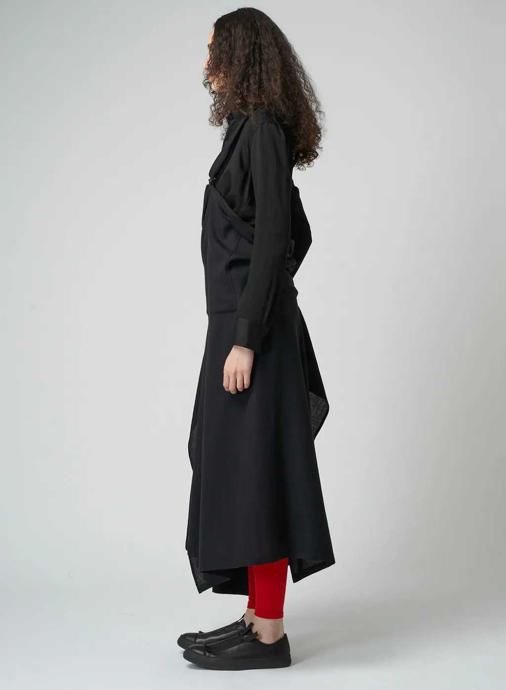 Suspenders Skirt W/Pockets