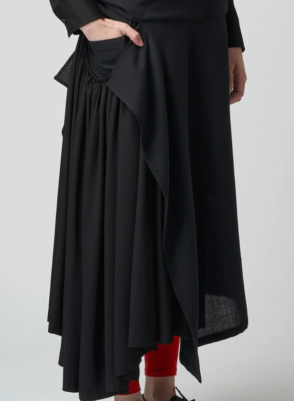 Suspenders Skirt W/Pockets