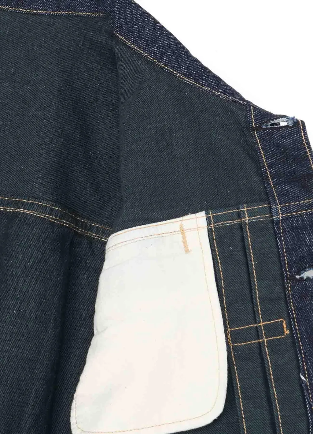 10 Oz Uneven Yarn Denim P.T Short Blouson