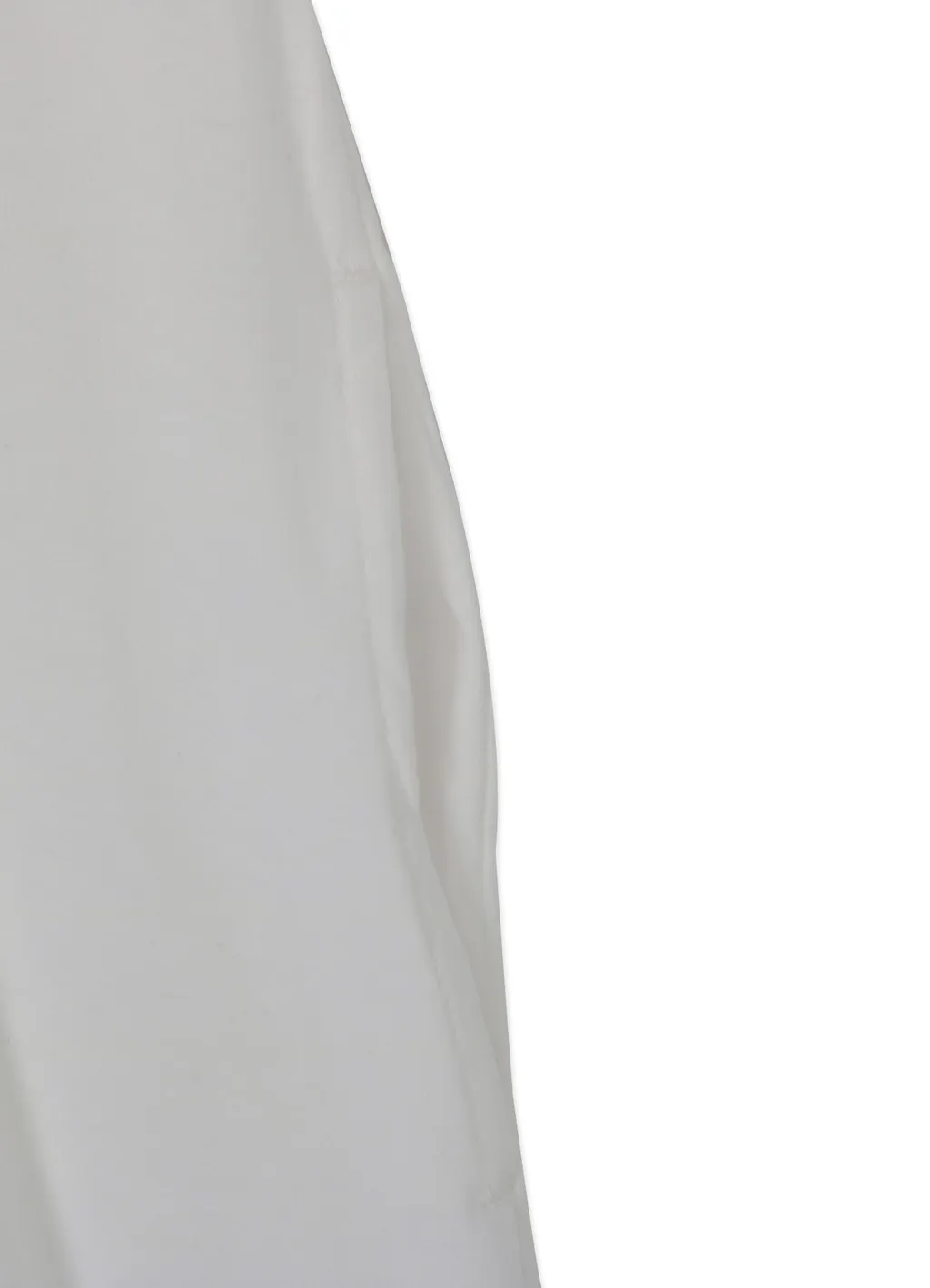 30/ Cotton Jersey Dress With Uneven Hemline