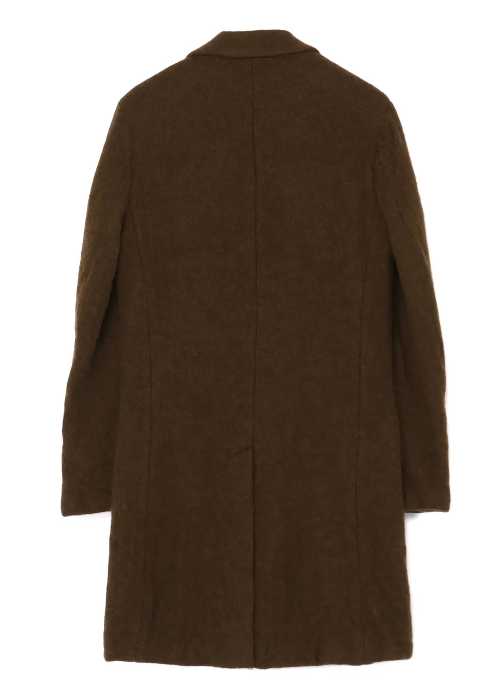 Fulling Wool Serge 1 Button Long Jacket