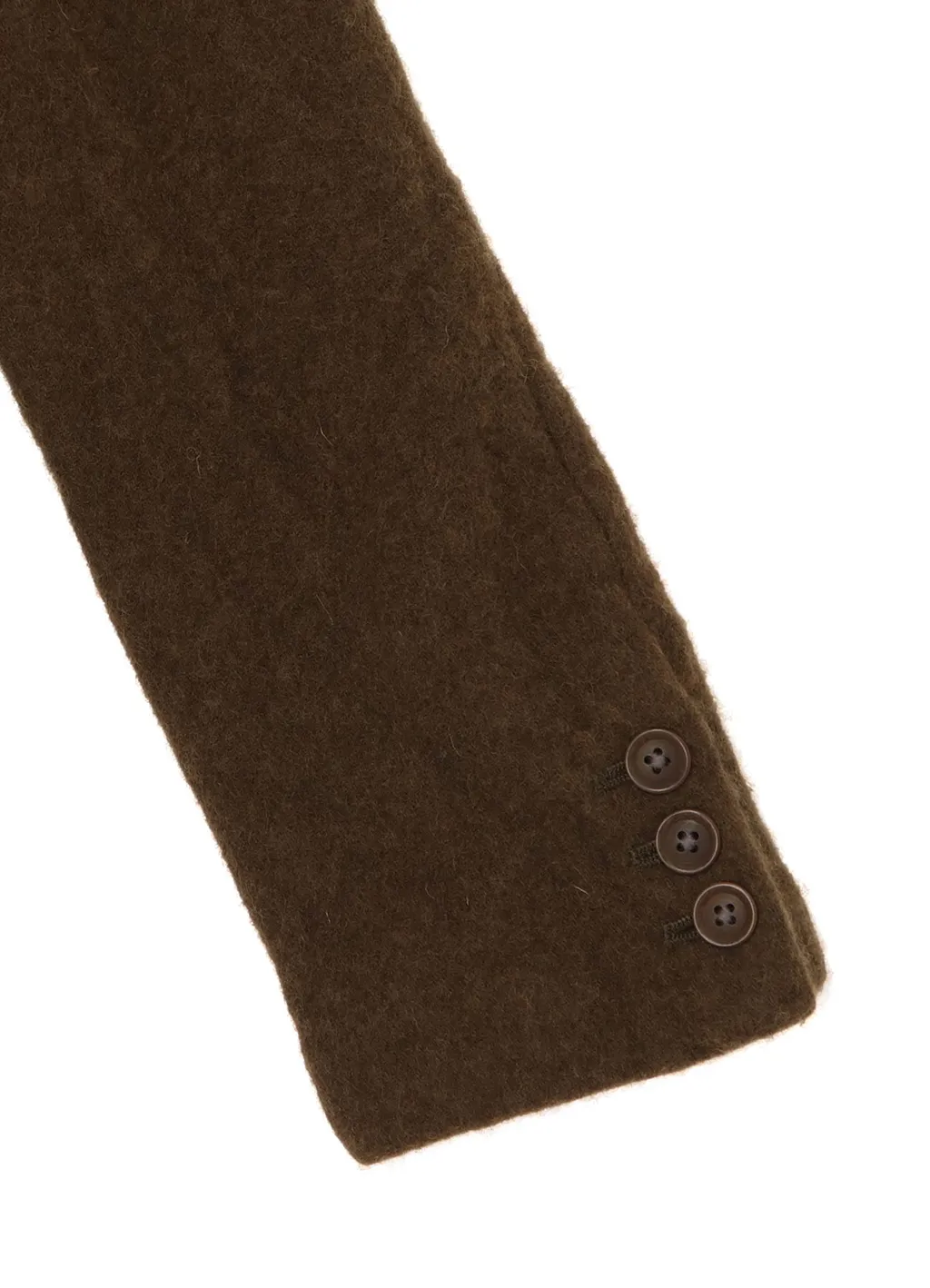 Fulling Wool Serge 1 Button Long Jacket