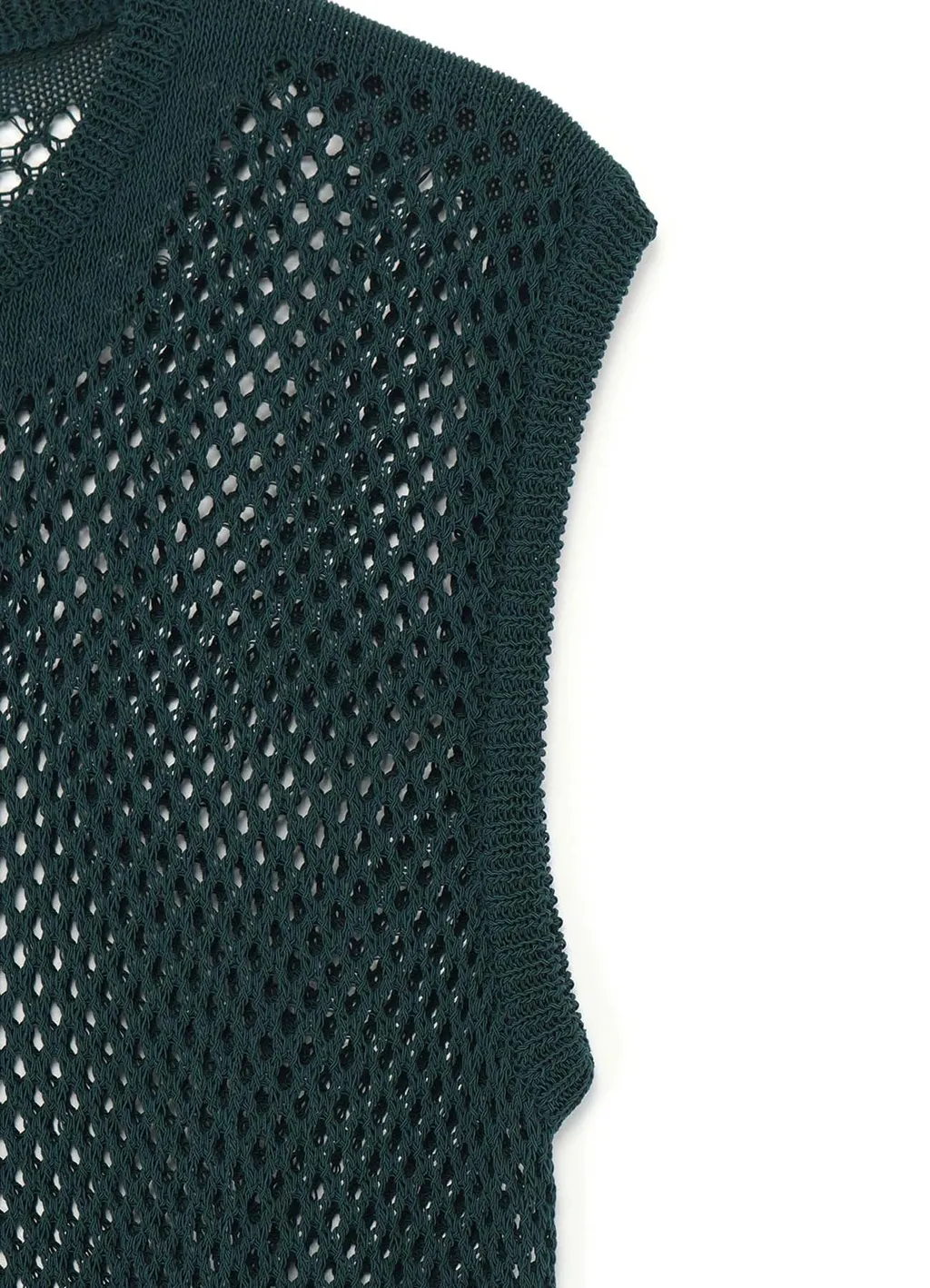 Cotton/Nylon Mesh Knitted Vest