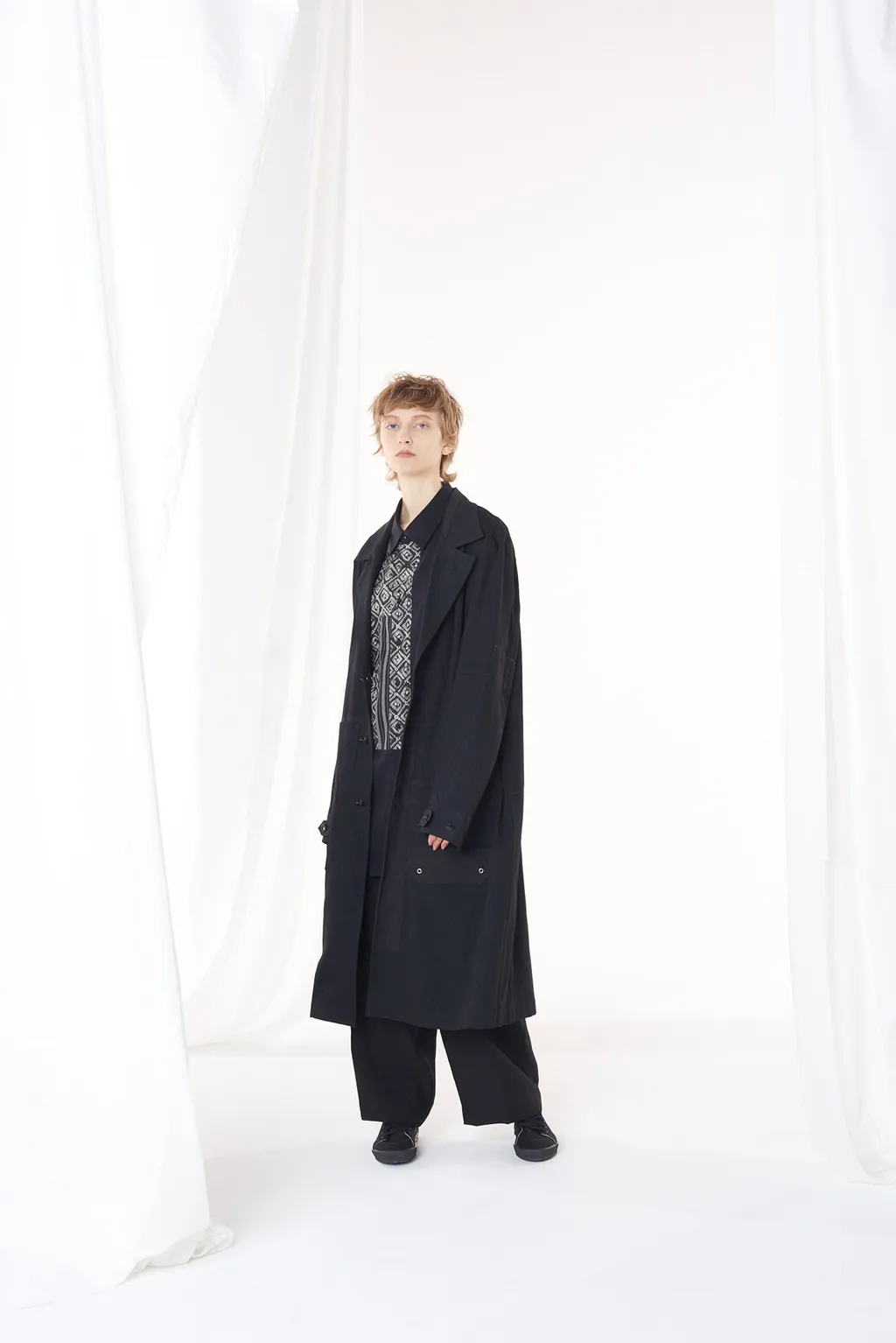 L/C/N Water Repellent Weather Long Work Coat