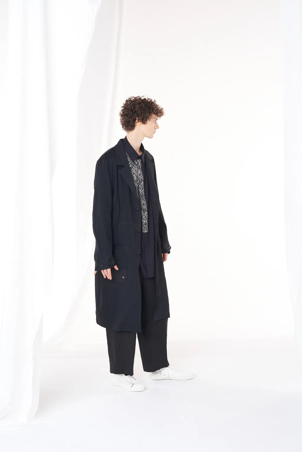 L/C/N Water Repellent Weather Long Work Coat