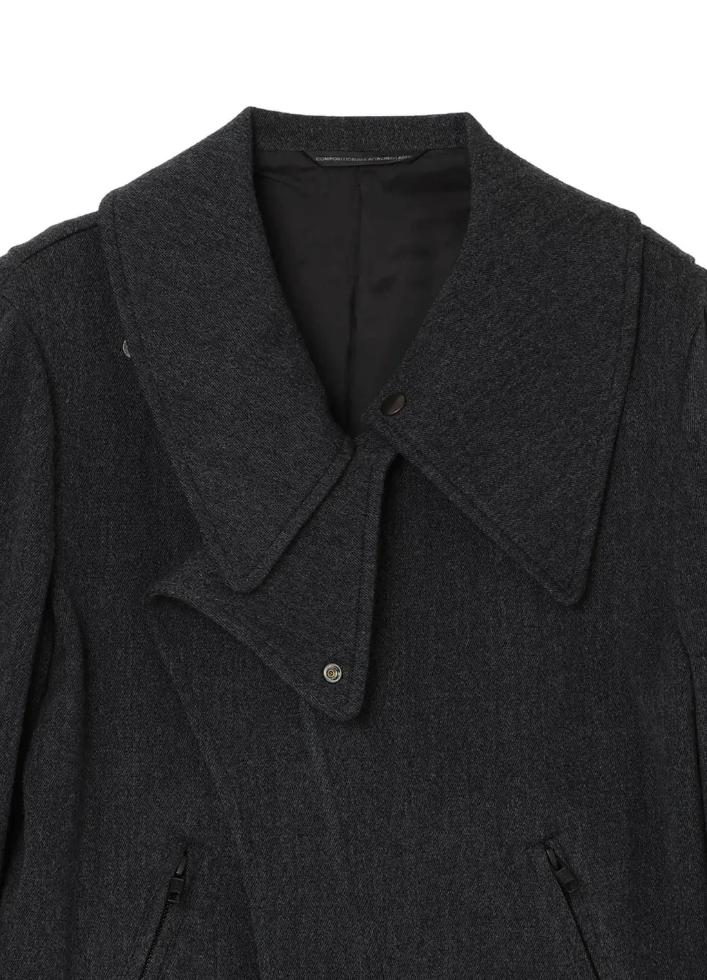 Stretch Flannel Biker Jacket