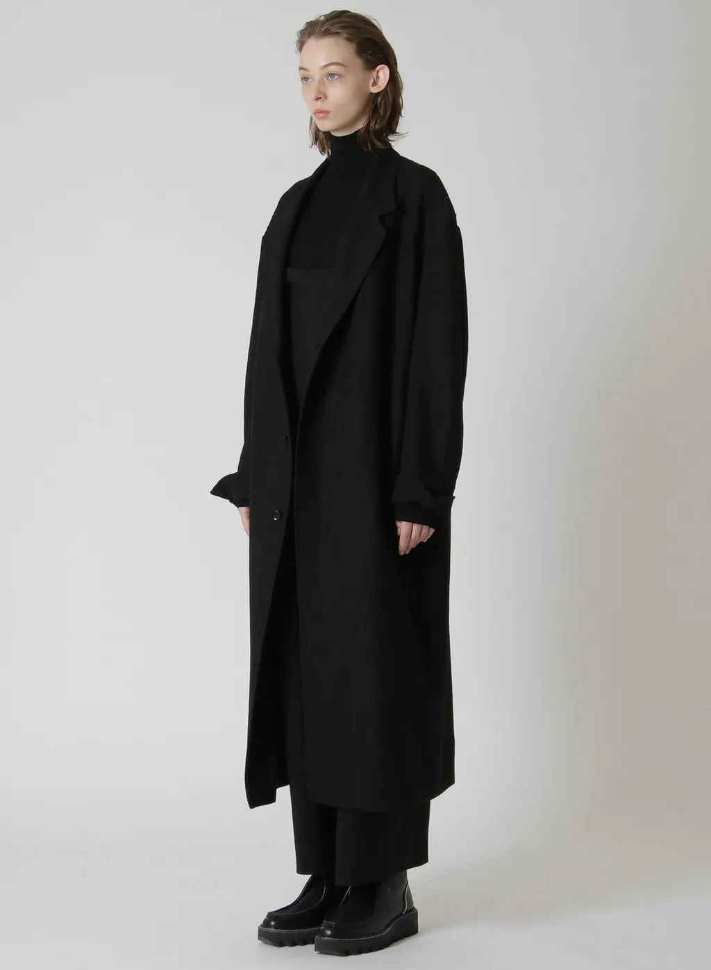 2/48 Shrunken Wool Serge Tailored Coat