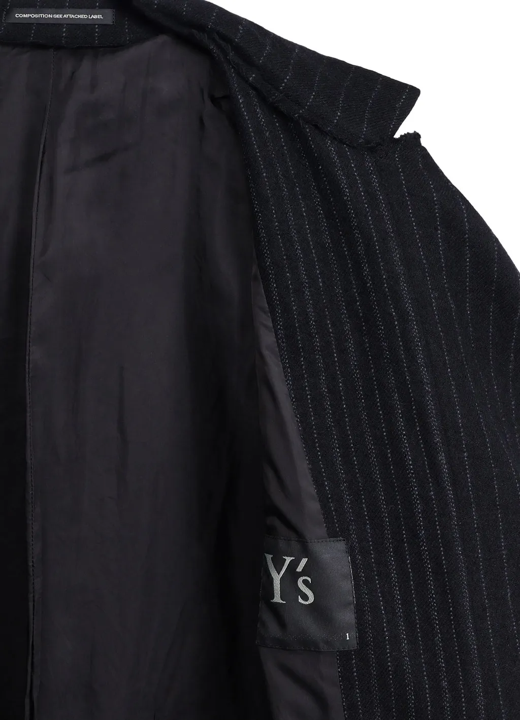 Wool Pinstripe Left Facing Jacket