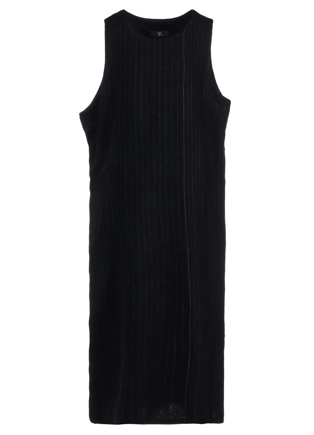 Wool Pinstripe Sleeveless Dress