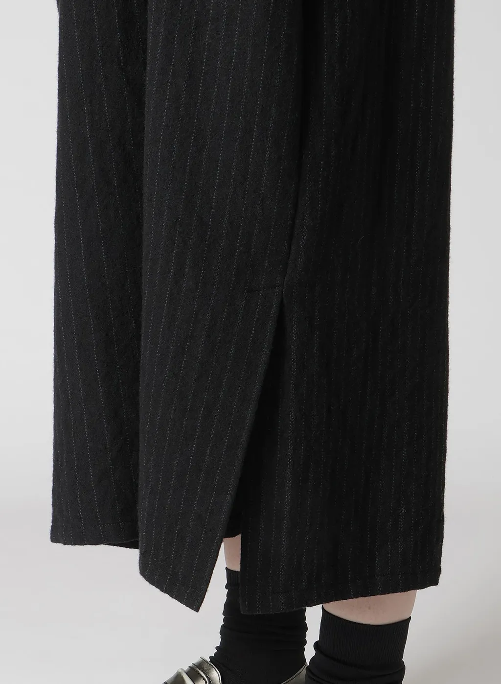 Wool Pinstripe Sleeveless Dress