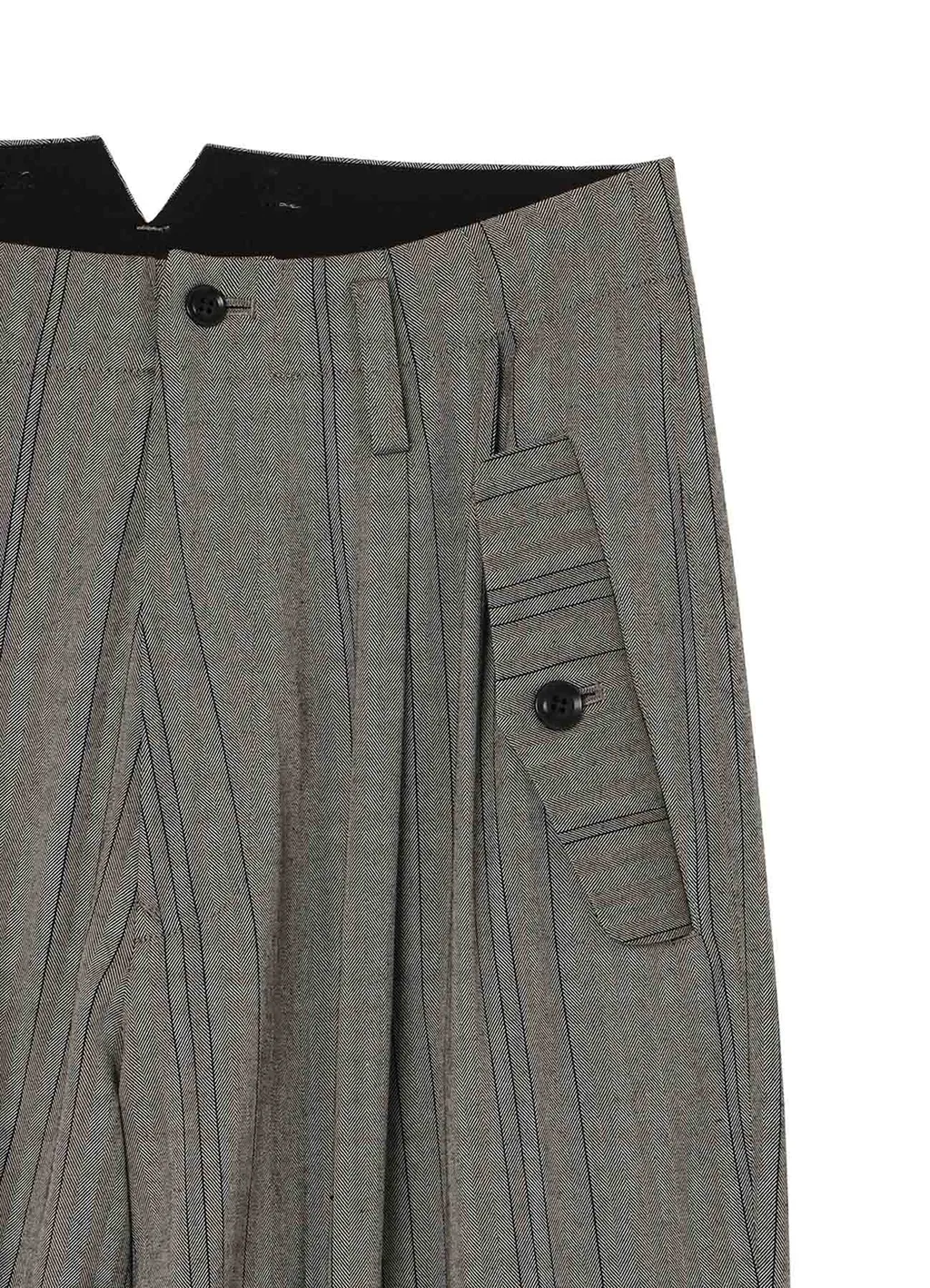 W/Ry Random Herringbone Rib Sleeve Pants