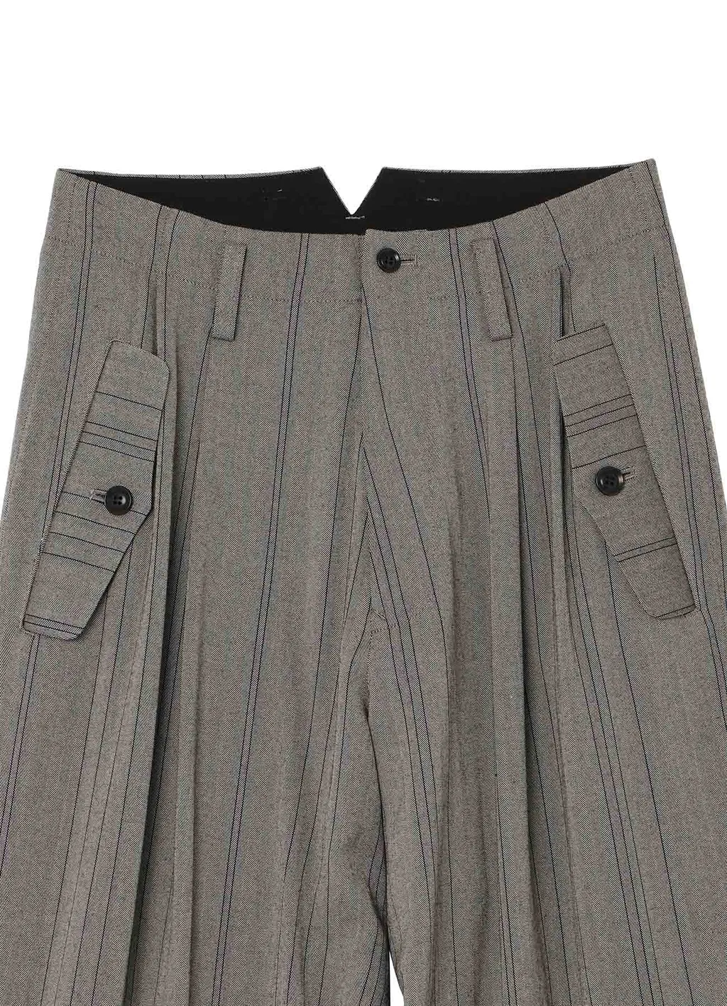 W/Ry Random Herringbone Rib Sleeve Pants