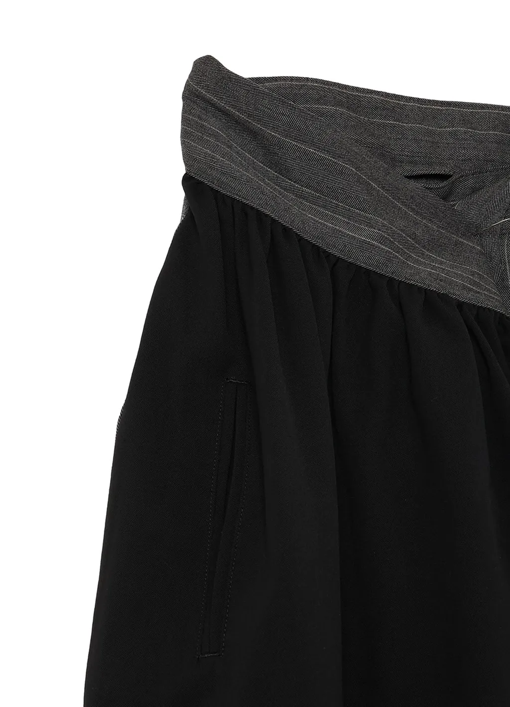 W/Ry Random Herringbone Right Side Cloth Skirt