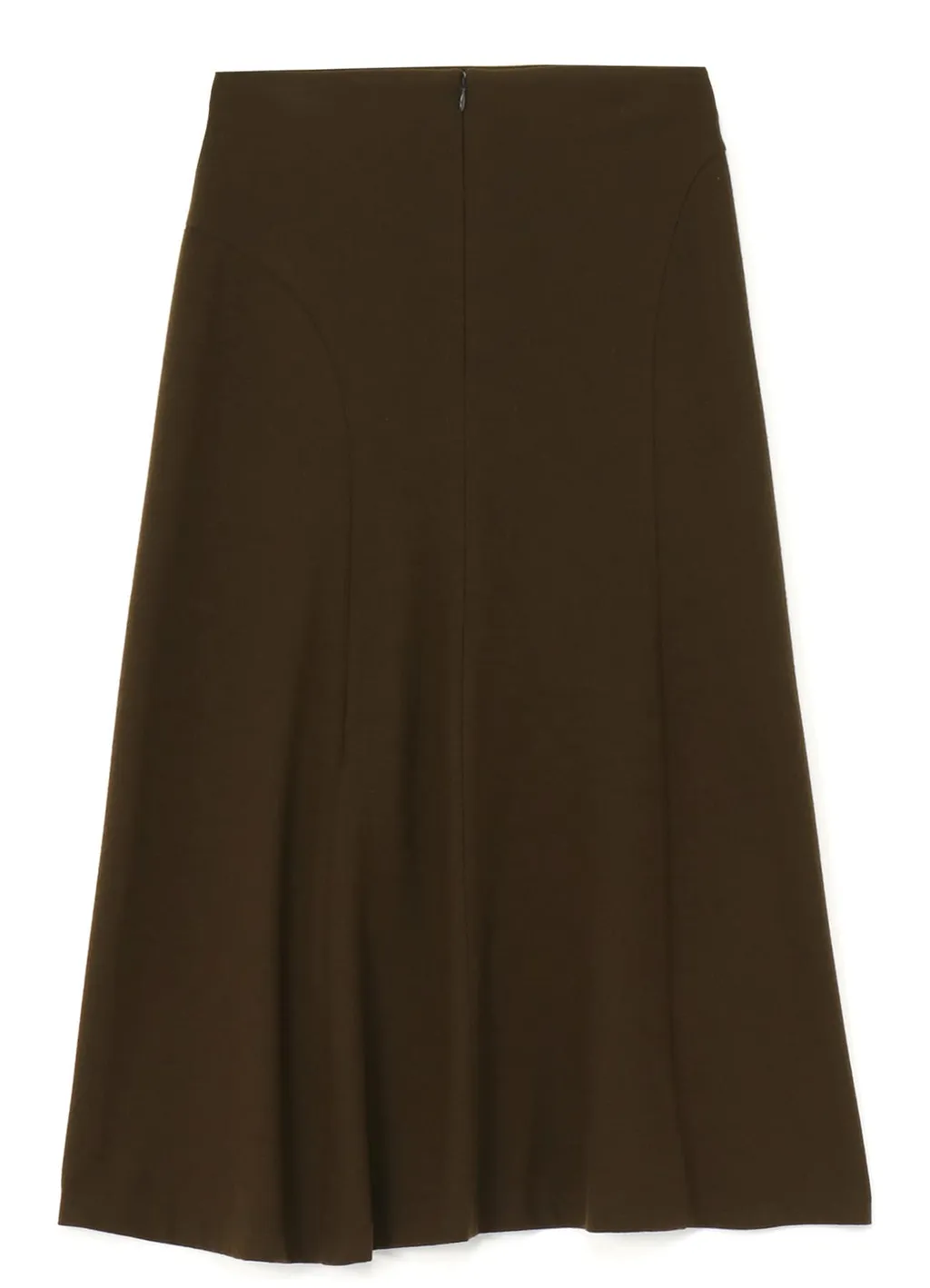 Wool Flannel Flared Skirt