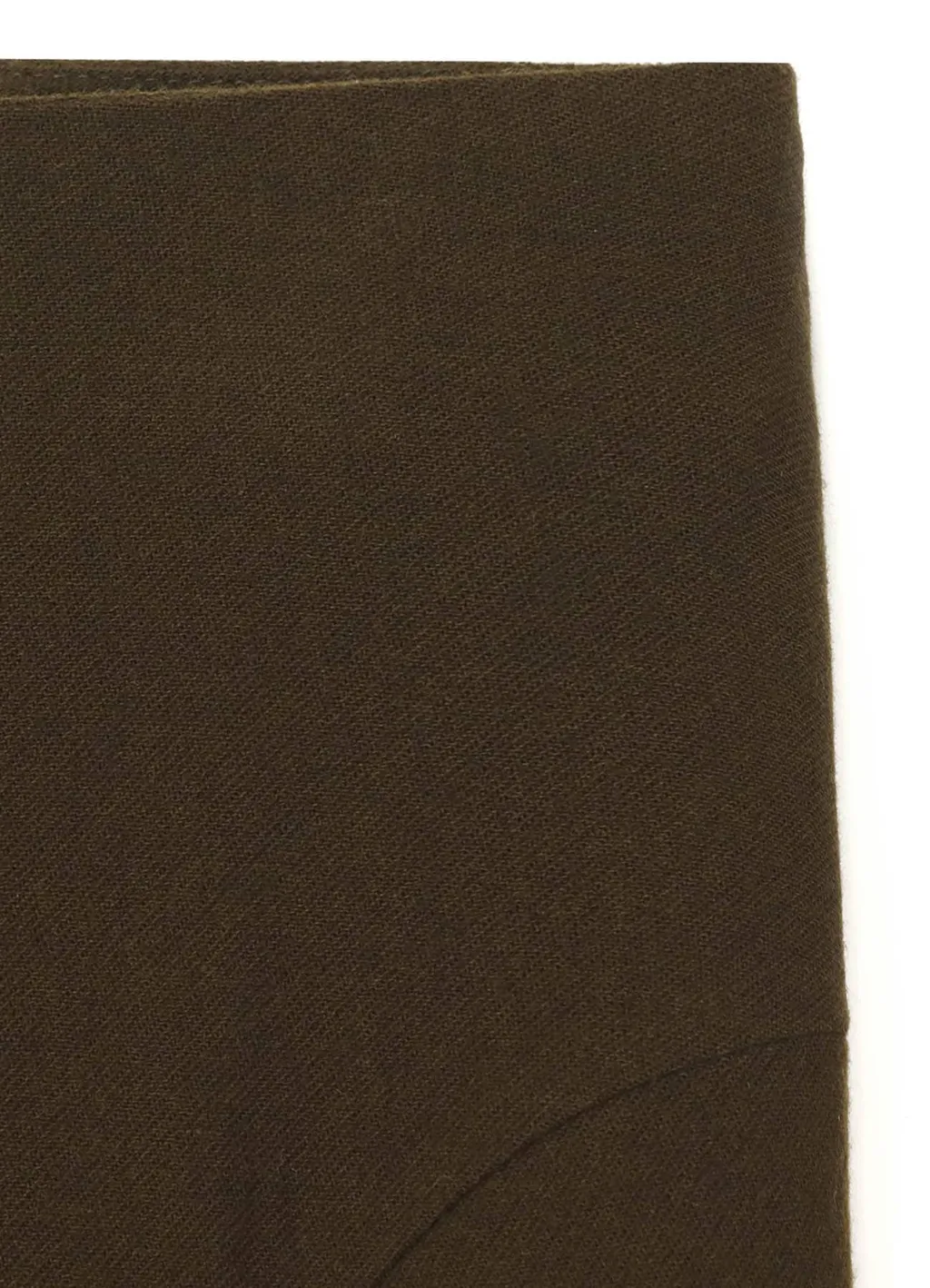 Wool Flannel Flared Skirt