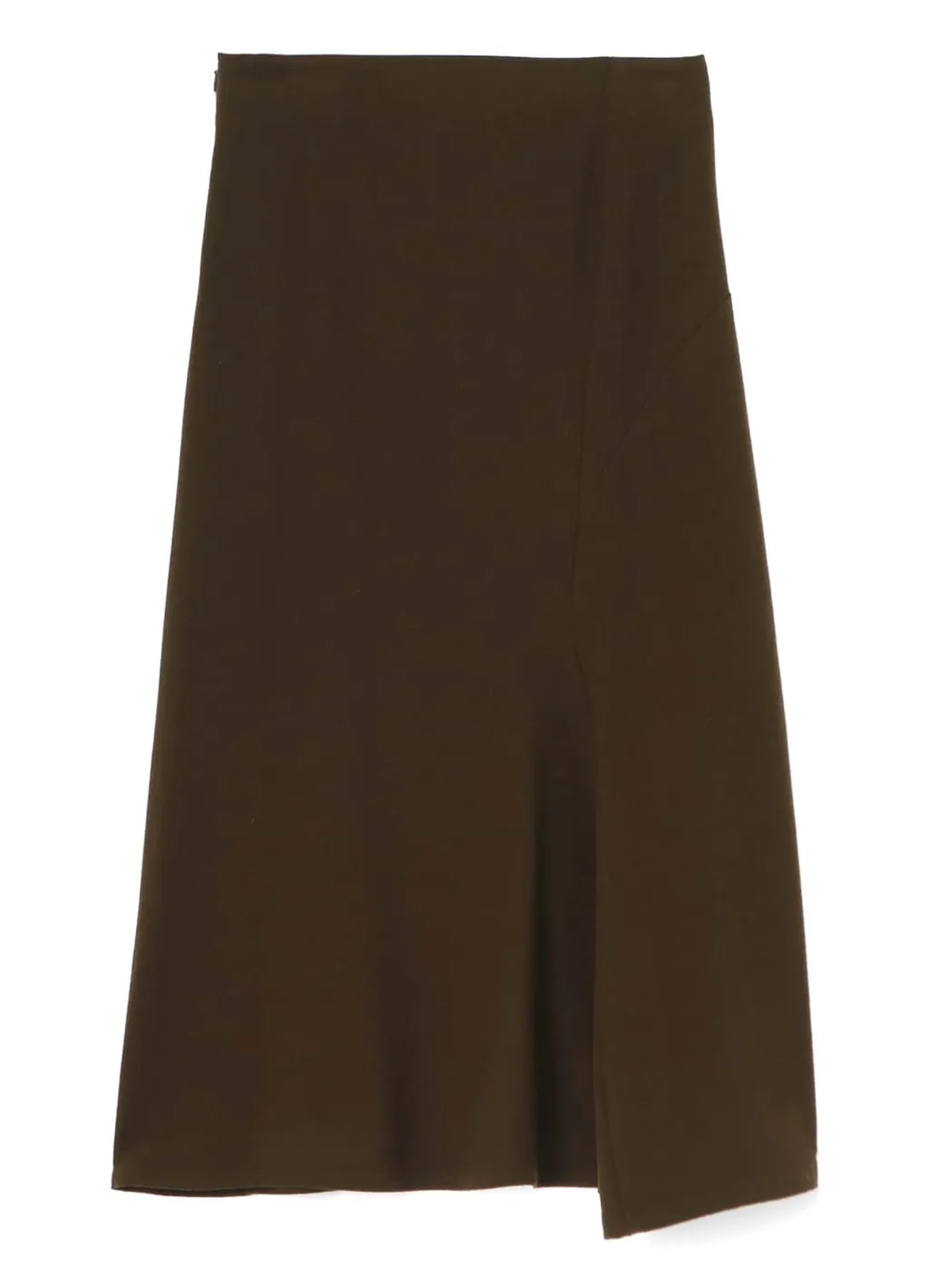 Wool Flannel Back Drape Skirt