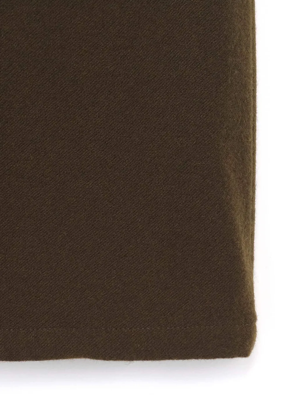 Wool Flannel Back Drape Skirt