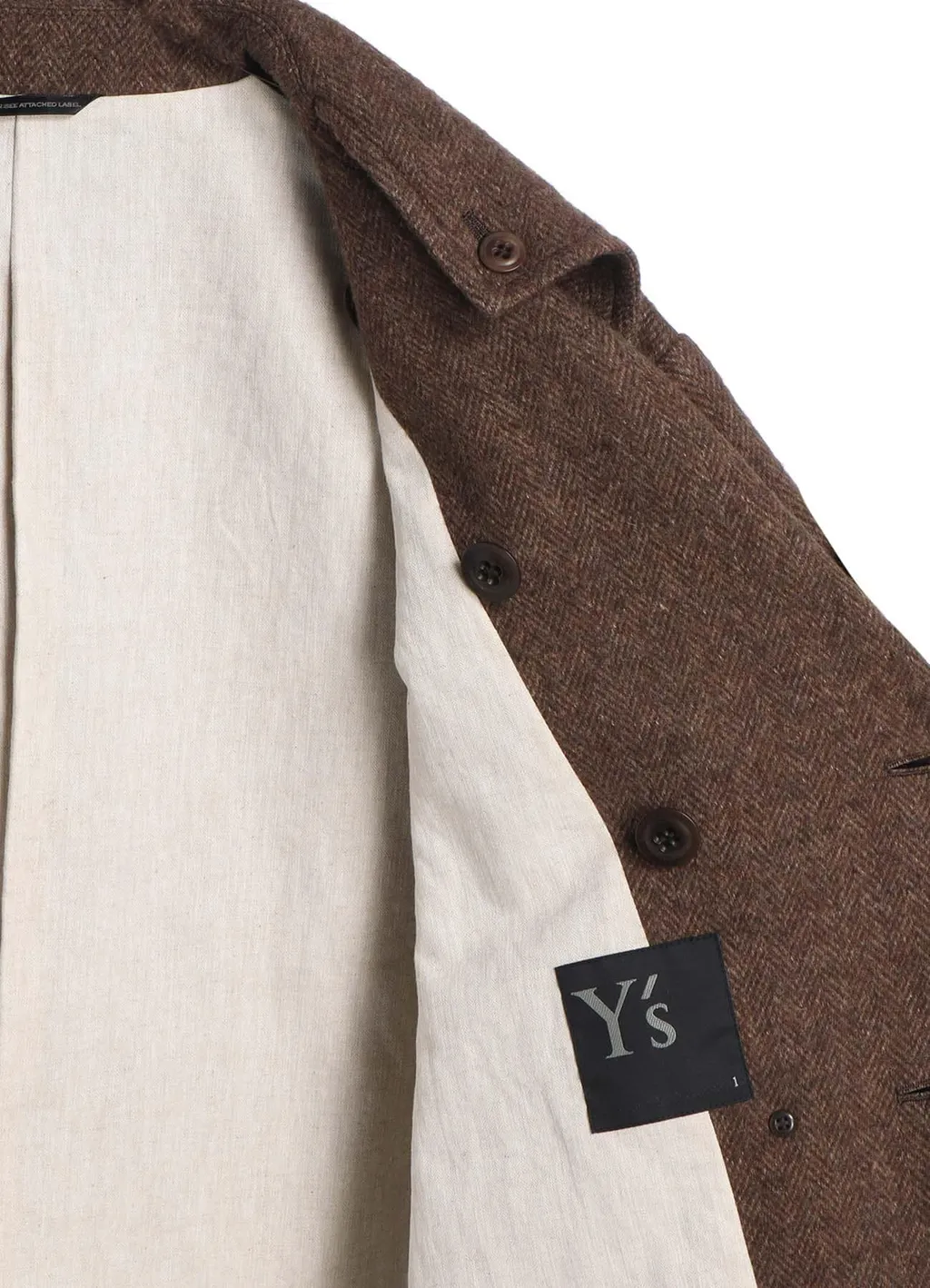 W/Li Herringbone Short Coat
