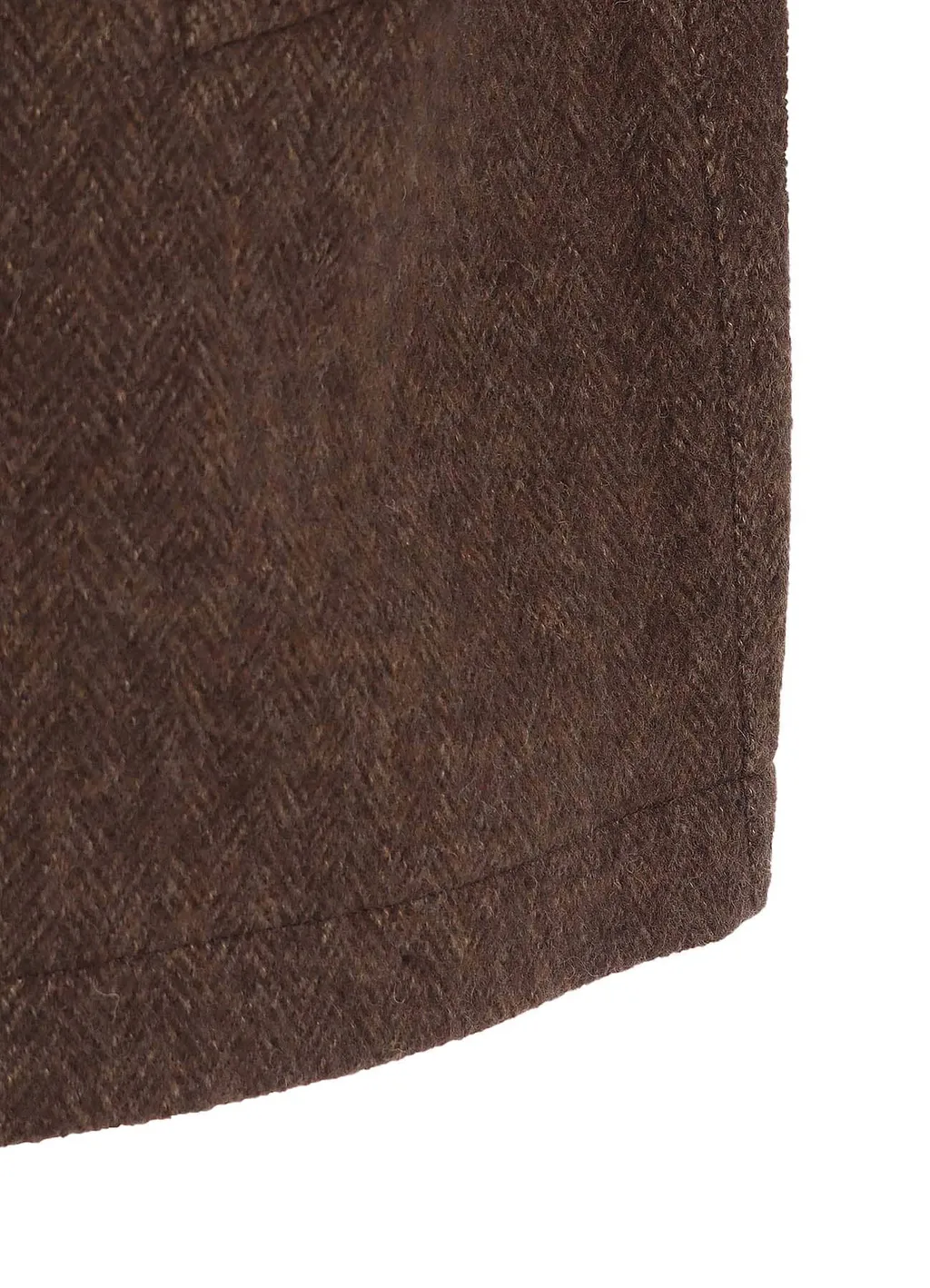 W/Li Herringbone Short Coat