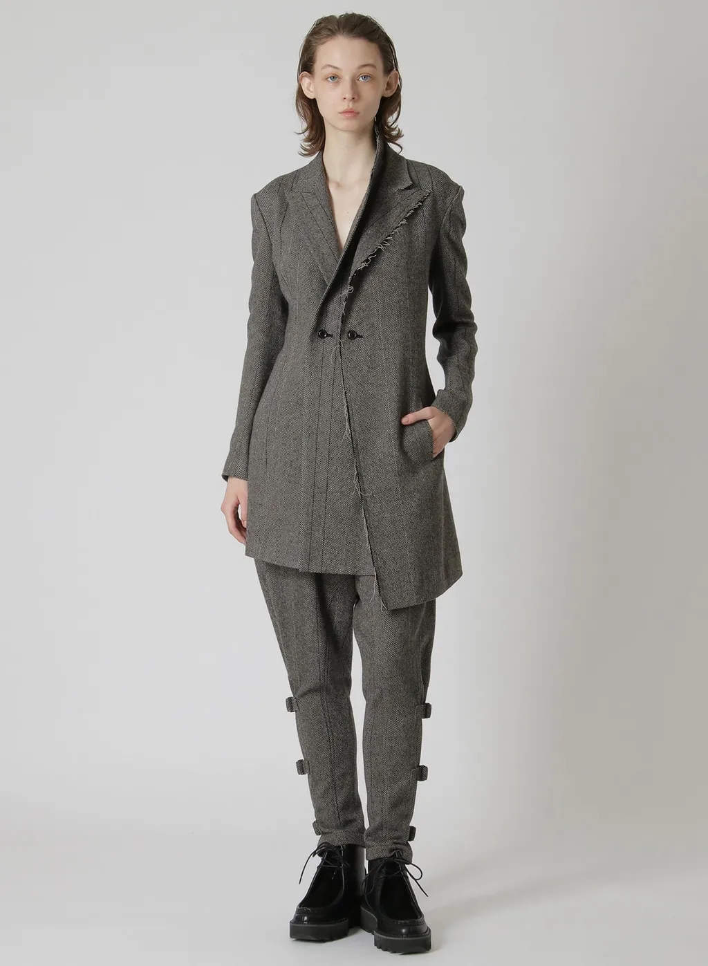 Wool Tweed Herringbone Jodhpurs