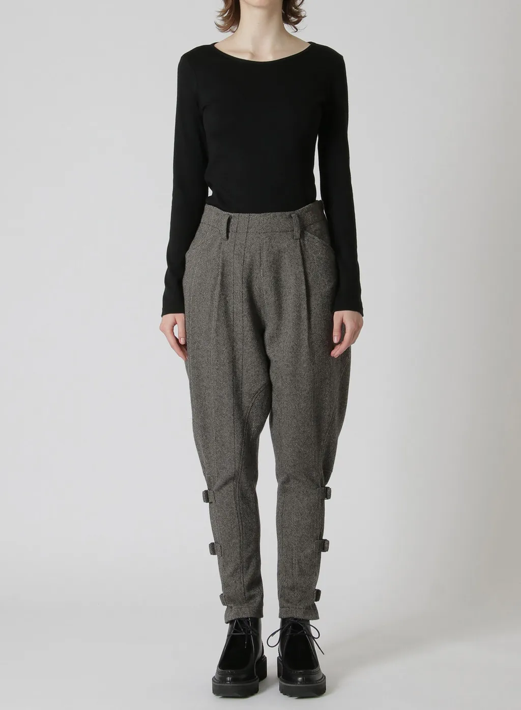 Wool Tweed Herringbone Jodhpurs