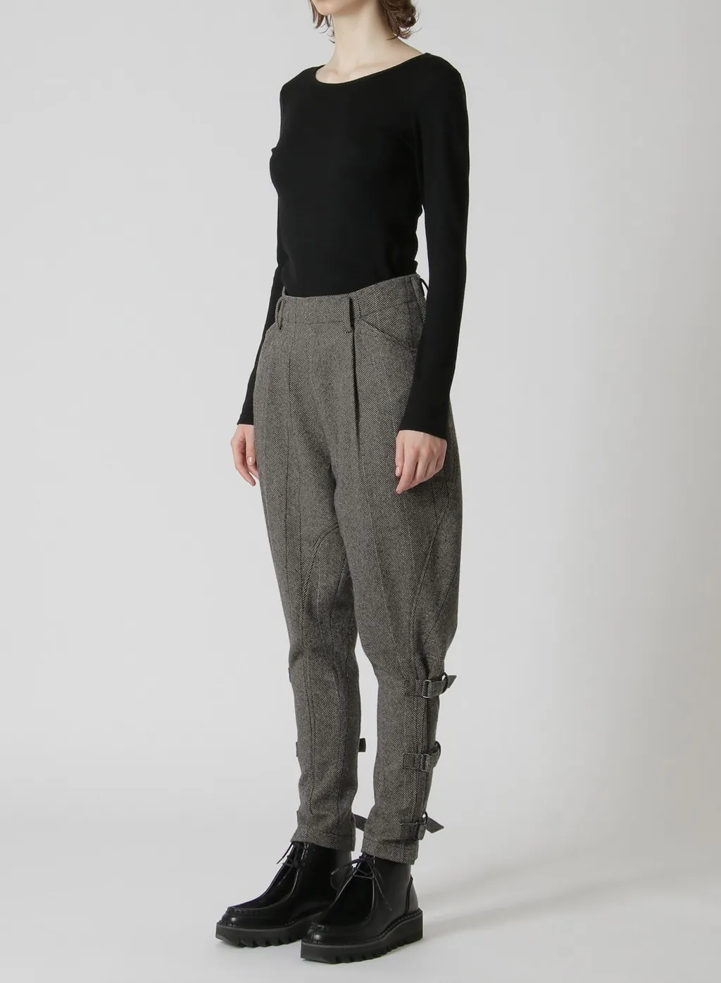Wool Tweed Herringbone Jodhpurs