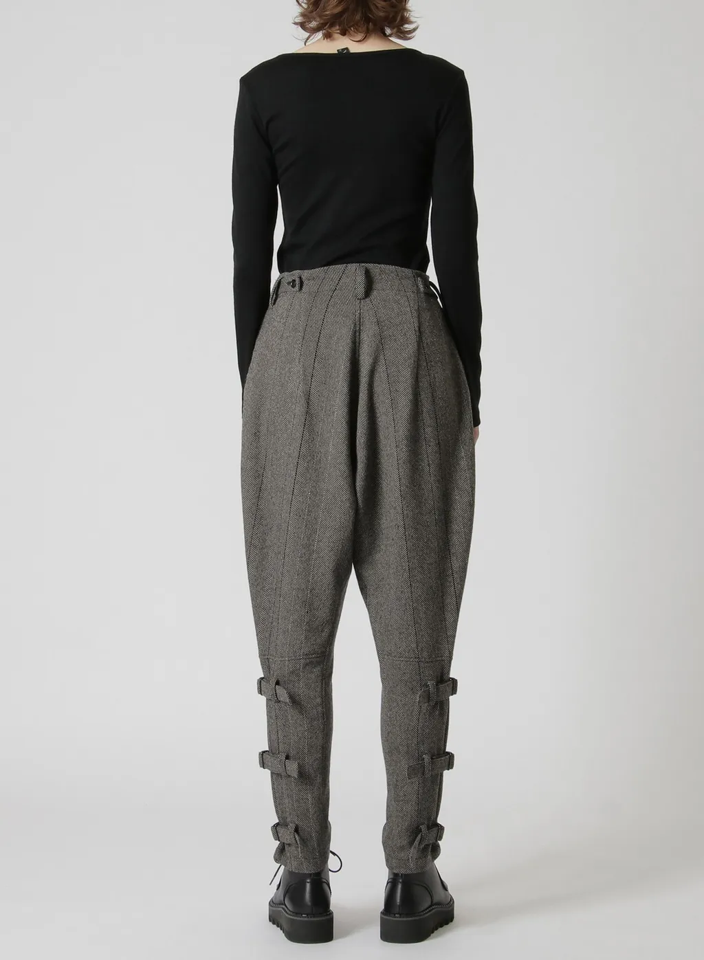 Wool Tweed Herringbone Jodhpurs